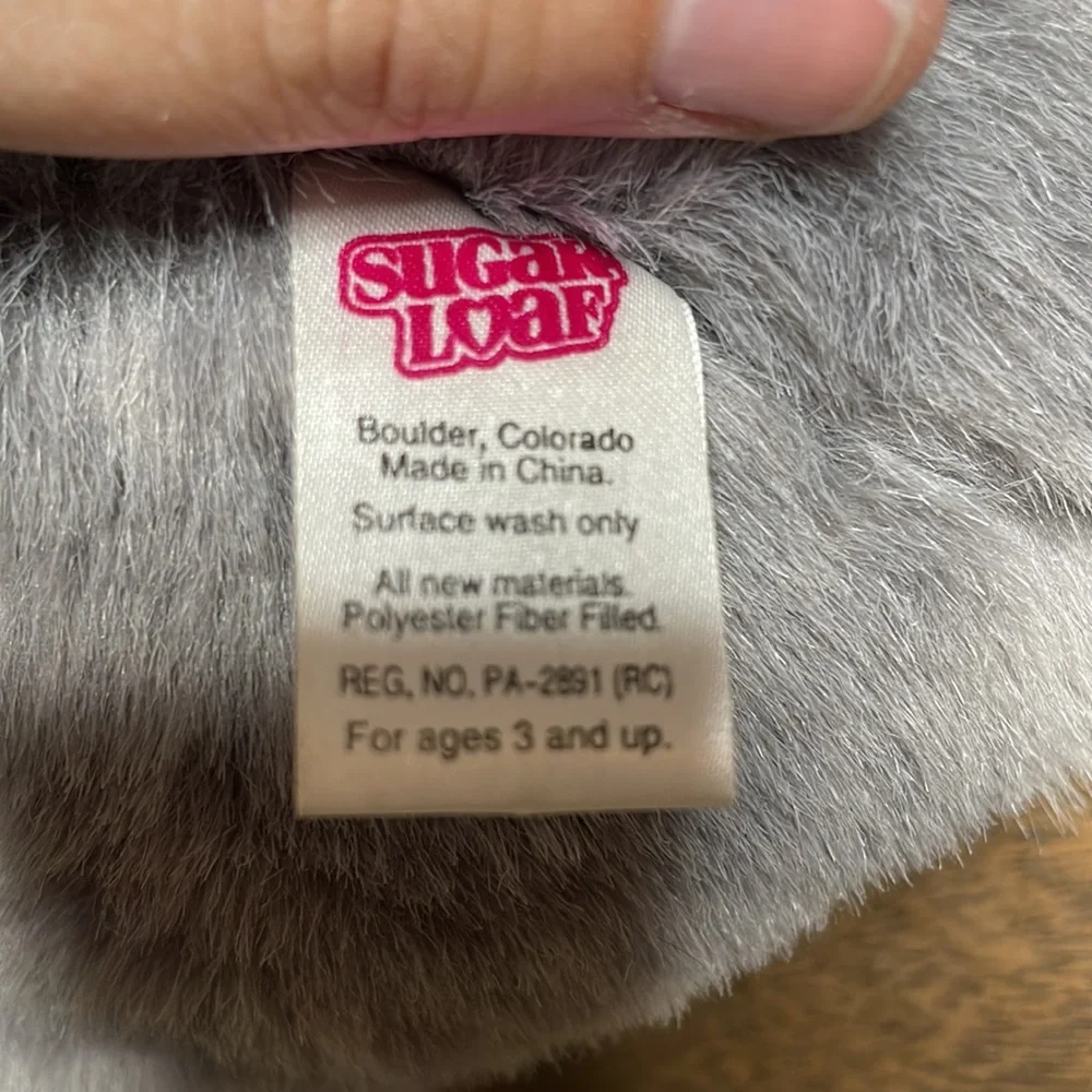 Sugar Loaf Owl Plush, Gray White, 9